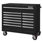 Westward Rolling Tool Cabinet, 13-drawers, Gloss Black, 42" W X 19" D. Fixed Price $1492.05.