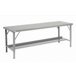 Global Industrial Heavy Duty Workbench W/ Steel Square Edge Top 84"w X 34"d Gray. Fixed Price $544.39.