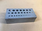 Huot No. 829 / 29 Piece Drill Index Metal Stand 1/16" - 1/2" Made In Usa. Fixed Price $12.95.