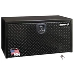 Buyers Product 18x18x36" Gloss Black Steel Underbody Truck Box W/ Aluminum Door. Fixed Price $429.95.