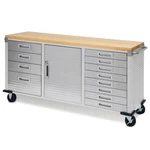 Seville Classics Ultrahd 12-drawer Rolling Workbench 77" W X 20" D 37.5" H New. Fixed Price $1205.99.