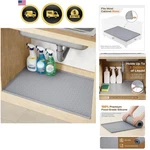 Silicone Waterproof Under Sink Mat 34" X 22", Drip Tray And Cabinet Liner For.... Fixed Price $42.46.