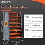Lyreign Cnc Tool Holder Cart: Fits Bt/cat For Machining Workstations. Fixed Price $1136.00.