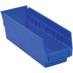 Akro-mils Plastic Shelf Bin Nestable 6-5/8"w X 23-5/8"d 4"h Blue Lot Of 6. Fixed Price $52.61.