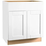 Hampton Bay 24 X 34.5 21 In. Bathroom Vanity Base Cabinet In Satin White. Fixed Price $149.95.