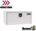Buyers Products 1703205, 14x16x36" White Steel Underbody Truck Box W/ Paddle. Fixed Price $424.95.