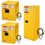 Uimoso 11/12/16/30/45ga Safety Storage Cabinet Flammable Welded Bin Fireproof. Fixed Price $762.69.