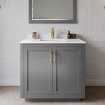 Wyndham Collection Wcf2929-36s-vca-mxx Miranda 36" - Dark Gray / White Cultured. Fixed Price $1059.86.