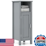 Tangkula Bathroom Floor Cabinet Freestanding Narrow Storage. Fixed Price $84.36.