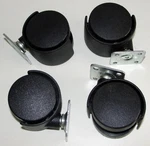 Husky Caster Kit Garage Base Drewer Cabinet 4 Piece Rolling Wheel Steel Assemble. Fixed Price $19.99.
