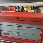 Vintage Proto Professional 3 Drawer Tool Box 26 X 15 12 Heavy Duty As Found. Fixed Price $135.00.