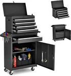 Tool Chest,5-drawer Rolling Storage Cabinet With Enhanced Packaging, Detach. Fixed Price $116.37.