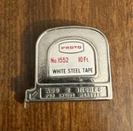 Proto Vtg 1552 10 Ft Tape Measure Looks & Works Great! White Steel. Fixed Price $20.99.