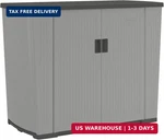 Suncast 130-gallon Backyard Oasis Basic Unit Lockable Outdoor Storage Cabinet, P. Fixed Price $357.81.